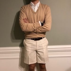 Vineyard Vines Tan Seersucker Club Shorts